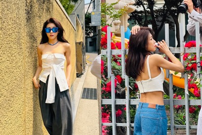 『奇皇后』女優ハ・ジウォン、46歳とは思えない若々しさ！引き締まったウエストに目が釘付け【PHOTO】 画像