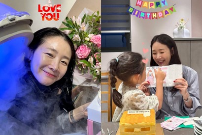 女優チェ・ジウ、愛娘に祝われた50歳の誕生日…笑顔あふれる瞬間を公開【PHOTO】 画像