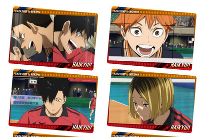 「ハイキュー!!」日向、研磨らが躍動！“繋がる”学校ビジュアル＆『ゴミ捨て場の決戦』名場面を収録　カード付きウエハース登場 画像