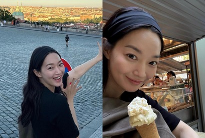 今度は“皇后役”のシン・ミナ、海外でリラックスしたひととき。「生まれ変わるならシン・ミナに」【PHOTO】 画像