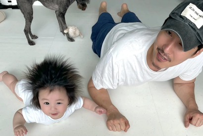 超サイヤ人!? 18歳年下の日本人女性と結婚した韓国俳優、生後6カ月の愛息の近況公開【PHOTO】 画像