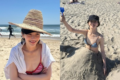 『イカゲーム』女優パク・ギュヨンが夏を満喫！華奢なスタイルに目が釘付け【PHOTO】 画像