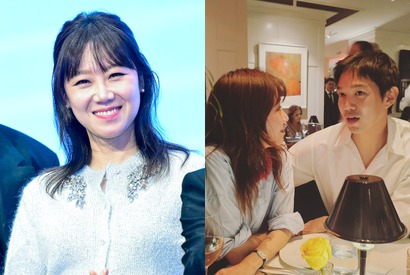 『椿の花咲く頃』コン・ヒョジン、“10歳下”夫とアメリカで甘～い新婚生活…スキンシップも堂々と【PHOTO】 画像