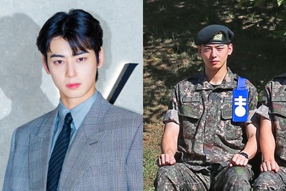 “訓練兵”チャウヌの凛々しい近況。軍服姿でも“顔天才”ぶりは健在！【PHOTO】 画像