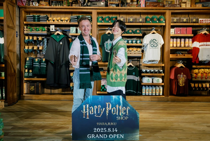 松島聡、緊急来日したトム・フェルトンと乾杯「ハリー・ポッター ショップ 原宿」オープン記念イベント 画像