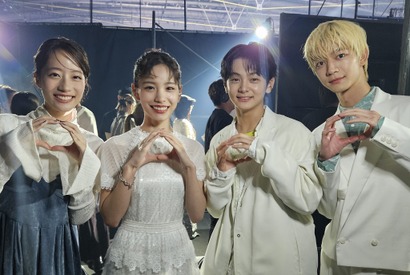 當真あみ＆池端杏慈、齋藤潤＆吉澤要人が“手繫ぎランウェイ”　TGC北九州にも登場『ストロベリームーン 余命半年の恋』 画像