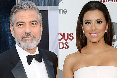 ジョージ・クルーニー、エヴァ・ロンゴリアに猛アタックしていた 画像