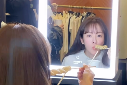 『イ・サン』女優ハン・ジミン、“おでんの季節”に喜び！もぐもぐ食べる姿も「眩しい」【PHOTO】 画像