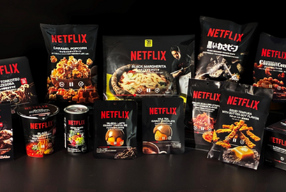 「“おうちシネマ”楽しもう」「箱買いします」ネトフリ鑑賞のお供が勢揃い！ Netflixコラボ商品が11月15日より数量限定販売 画像