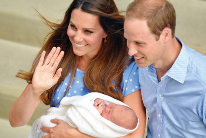 英ロイヤルベビーの名前発表「ジョージ・アレクサンダー・ルイ」 画像