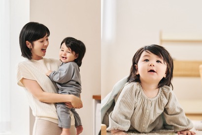 俳優シム・ヒョンタクの18歳年下日本人妻サヤさん・息子ハルちゃんが広告デビュー！「世界一可愛い」 画像