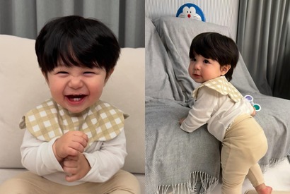 俳優シム・ヒョンタクの18歳年下日本人妻サヤさん、愛息ハルちゃんの“NEWヘア”公開！【PHOTO】 画像