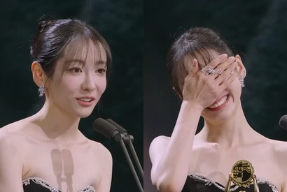 『秘顔-ひがん-』女優パク・ジヒョン、予想外の受賞に涙「7年前は新人賞候補だったのに…」 画像