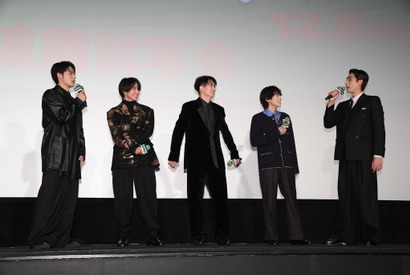 「2人はずっとこんな感じ」水上恒司＆濱尾ノリタカの仲良しぶりに綱啓永がツッコミ『WIND BREAKER／ウィンドブレイカー』 完成披露 画像