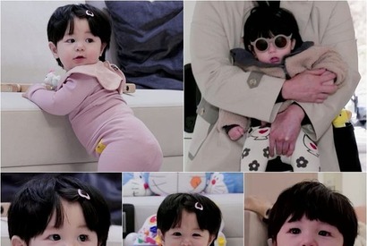 俳優シム・ヒョンタクの愛息ハルちゃん、“オールピンク”で可愛さ全開！【PHOTO】 画像