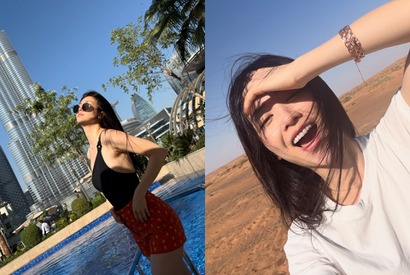 『トンイ』女優パク・ハソン、ドバイ旅行で魅せたお茶目な姿に「可愛すぎる」の声【PHOTO】 画像