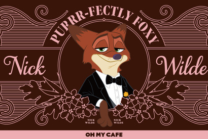 タキシード姿のニック登場！「ズートピア2」OH MYCAFE新メニュー1月23日から 画像