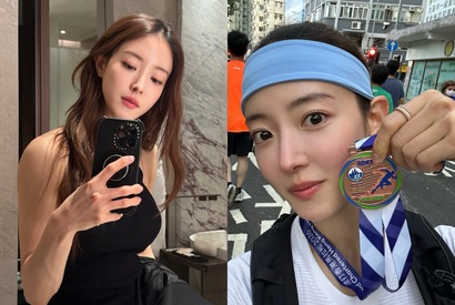 『赤い袖先』イ・セヨン、香港マラソン完走で見せた健康美「すごすぎる」【PHOTO】 画像