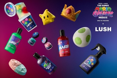 『ザ・スーパーマリオギャラクシー・ムービー』 × LUSH、限定コラボ商品が3月10日発売！ 画像