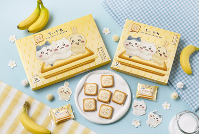 「ちいかわ」×「東京ばな奈」コラボ第2弾！クッキーサンド＆トートバッグセット登場 画像