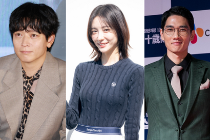 「見たすぎます」カン・ドンウォン＆オム・テグ＆パク・ジヒョンがHIPHOPグルでカムバック!?　新作映画のPRで 画像