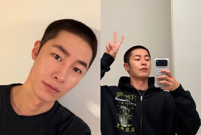 本日現役入隊の『還魂』イ・ジェウク、SNSで坊主姿の写真を披露「元気に戻ってきます」 画像