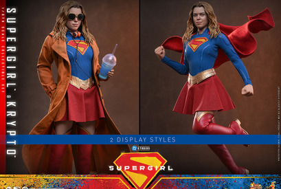1/6スケールで『スーパーガール』が登場！愛犬クリプトも同梱のスペシャルセット　ホットトイズ「ムービー・マスターピース」 画像