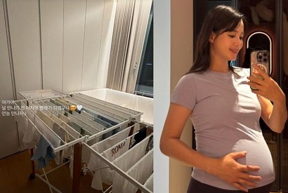 『太陽を抱く月』女優ナム・ボラ、出産を目前に控えた心境を報告「早く会おうね」 画像