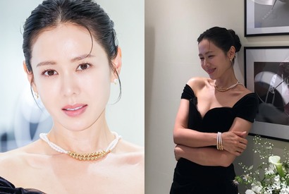 “美しすぎるママ” ソン・イェジン、優雅なブラックドレス姿で視線を釘付けに！【PHOTO】 画像