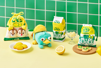 ミッキーマウス＆ミニーマウス、チップ＆デールをデザイン　栃木“レモン牛乳”のお菓子が登場 画像