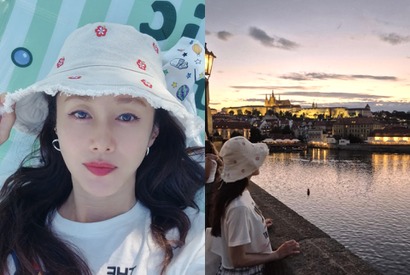 プラハで“旅行会社CEO”になった女優キム・ジスが近況を報告「引退説は事実無根」 画像