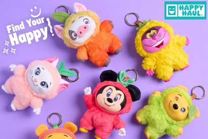 ディズニーキャラがフルーツ姿に！ハッピー・ホールぬいぐるみキーチェーン発売 画像