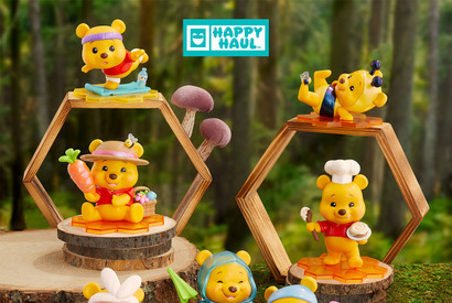 エクササイズやピクニックをするプーさんも！トレーディング・フィギュアが登場 画像