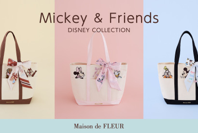 トートバッグ＆スカーフ新登場！ディズニーコレクション「MICKEY＆FRIENDS」　8月5日三越本店で先行販売 画像