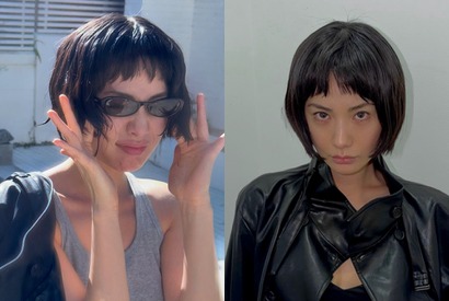 『マスクガール』女優ナナ、切りっぱなしボブとレザージャケットで魅せる“シックの最高峰”【写真】 画像