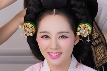 『太陽を抱く月』王妃の帰還!? ハン・ガイン、伝統衣装を着こなして魅惑の韓国舞踊に挑戦！ 画像