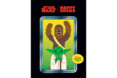 ヨーダやジャバデザインも！80年代レトロトイにインスパイア『スター・ウォーズ』レッグウェア発売「Happy Socks」 画像