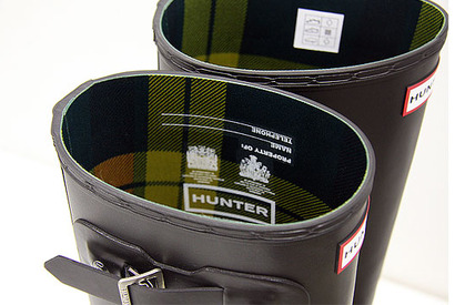HUNTER×ISETANコラボレーションのブリットガール風レインブーツ発売 画像