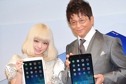 きゃりーぱみゅぱみゅ＆哀川翔がiPad Air発売の瞬間に立ち会いカウントダウン 画像