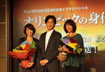 竹野内豊が岩崎恭子にインタビュー？「オリンピックの身代金」試写会＆トークイベント 画像