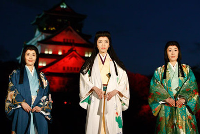 総費用3,000万！　豊臣vs徳川決戦の舞台・大坂城に和央ようか、純白の打掛姿で現る 画像