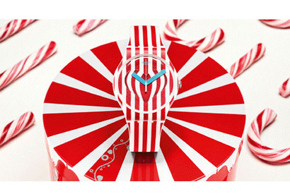 スイーツな時間を演出する、スォッチのバレンタイン限定ショップがOMOHARAにオープン 画像