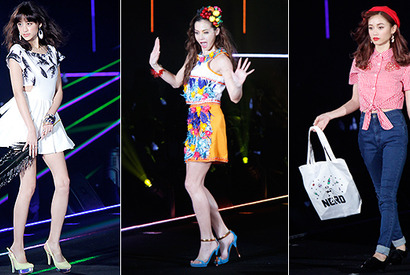 【東京ガールズコレクション2014】香里奈に菜々緒…夏を感じる“トロピカル・マリン” 画像