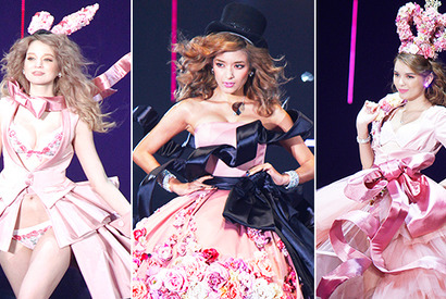 【東京ガールズコレクション2014】色香漂う“ピンク”なローラ…「PEACH JOHN」コラボ 画像