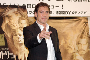 こんな頭に誰がした？　コーエン兄弟に恨み節のハビエル・バルデム初来日　 画像