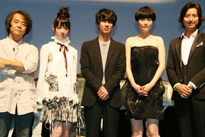 菊地凛子、セクシードレスで登場　押井守こだわりの豪華声優キャストが勢ぞろい 画像