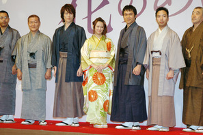 北川景子、うわさのバレエダンサー宮尾俊太郎に剣で圧勝？　『花のあと』完成会見 画像