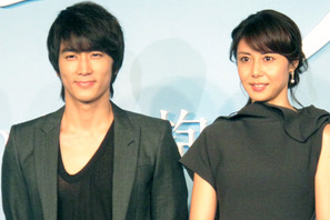 ソン・スンホン＆松嶋菜々子　キスシーンで「お腹が鳴ってしまった」 画像