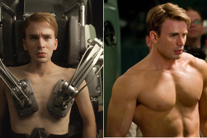 『キャプテン・アメリカ』衝撃ビジュアル解禁！　もやしっ子が大変身のワケとは!? 画像