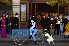 新津ちせ＆斎藤工が歌唱！『ディリリとパリの時間旅行』エンディング映像 画像